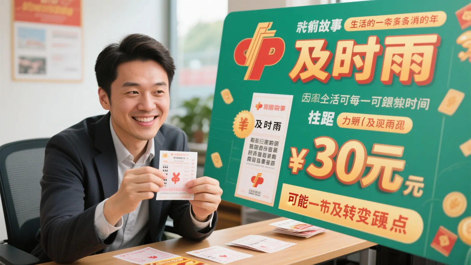 情侣闲暇刮刮乐中10万 排队等候间意外惊喜