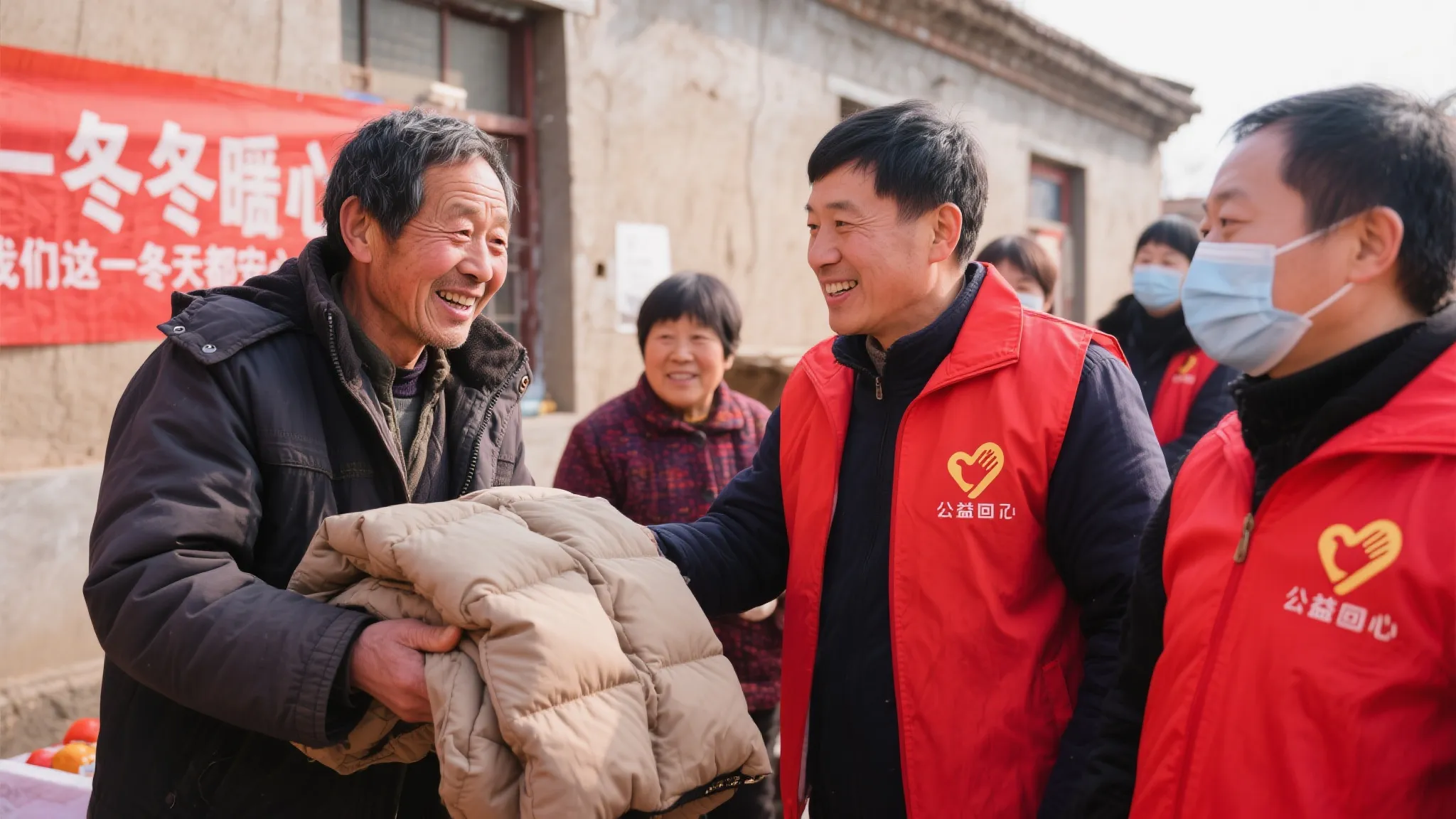 广东福彩暖心行动走访乡村，传递温暖给300余户贫困家庭