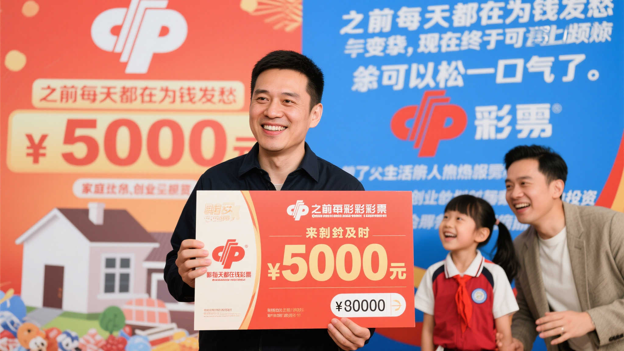 男子仅花2元机选福彩，喜中500万：生活难题一扫而空！